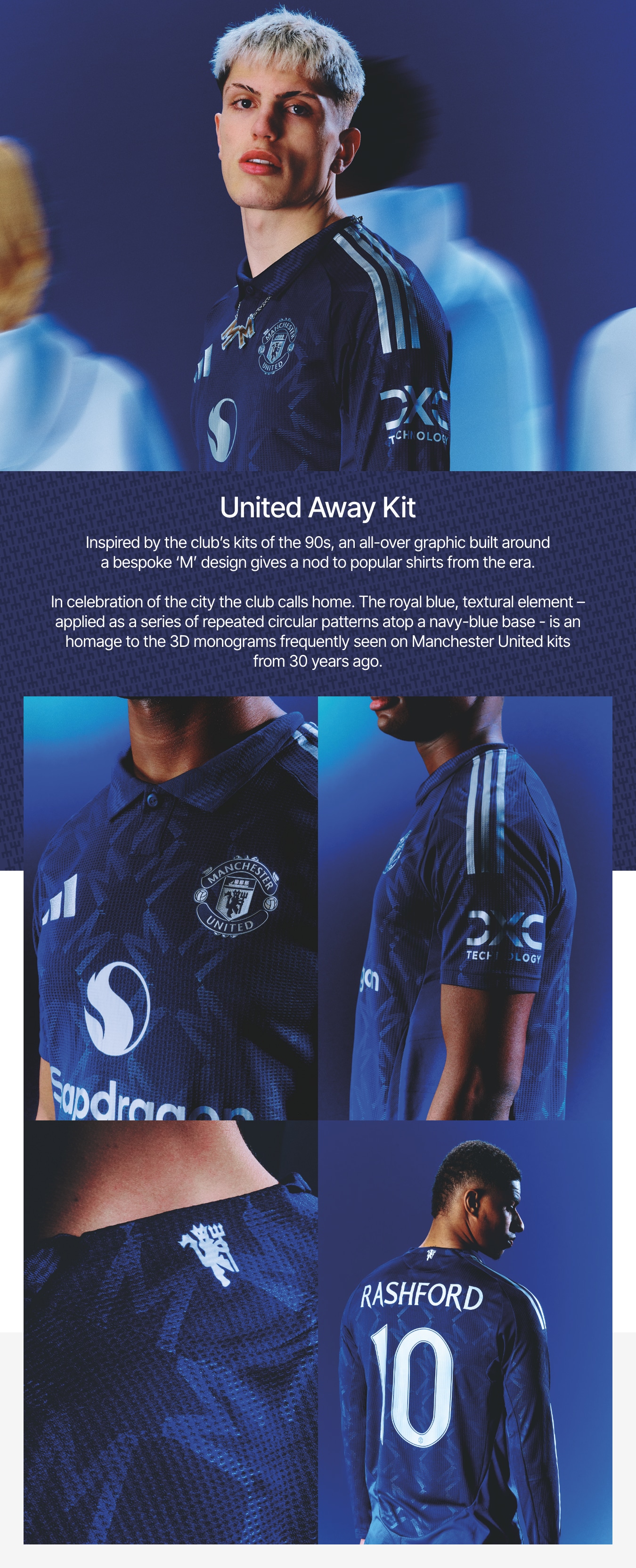 Manchester United adidas Away Shirt 2024-25 - Long Sleeve
