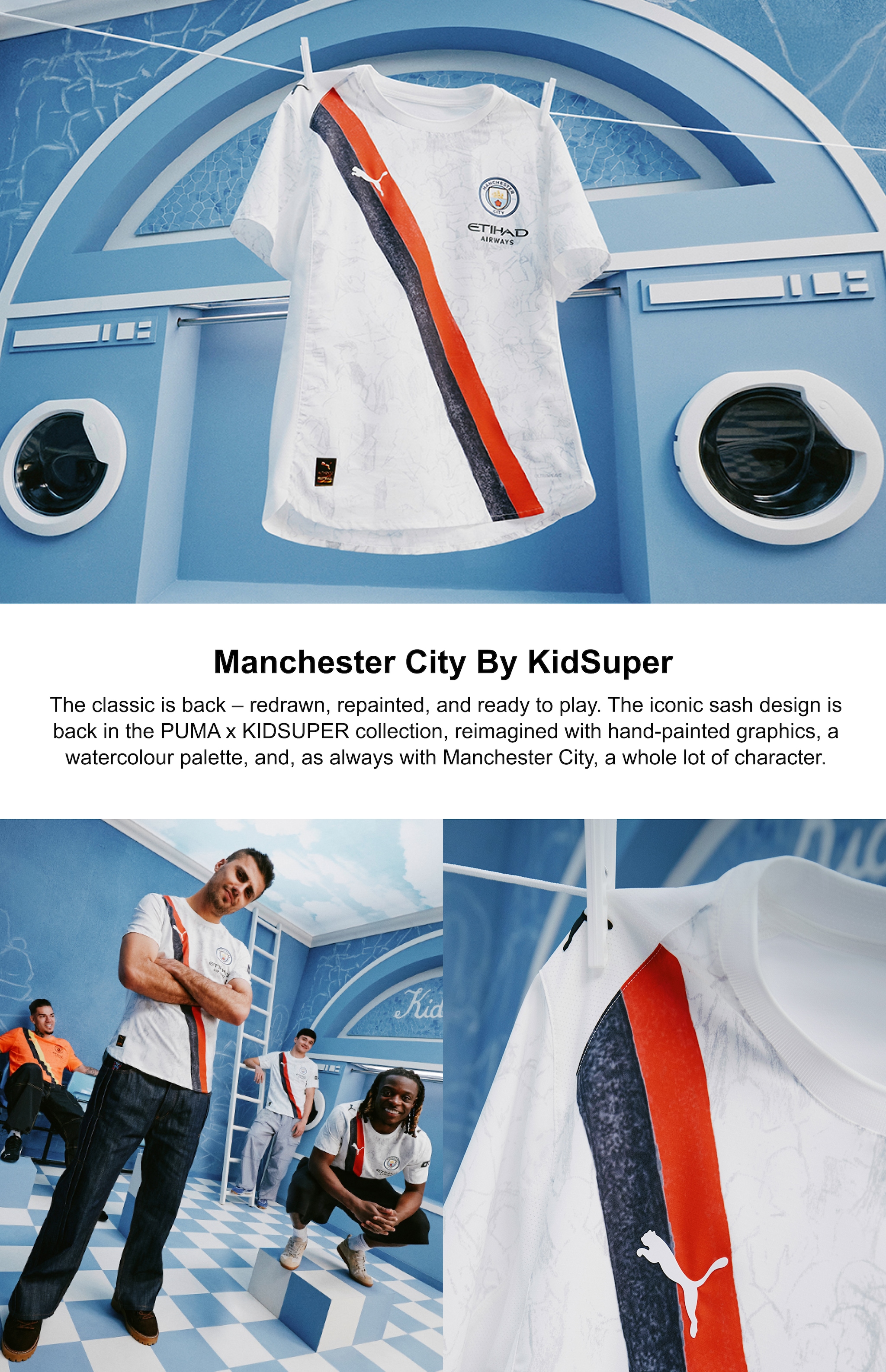 Manchester City KidSuper x Puma Club World Cup Authentic Shirt - Boxed