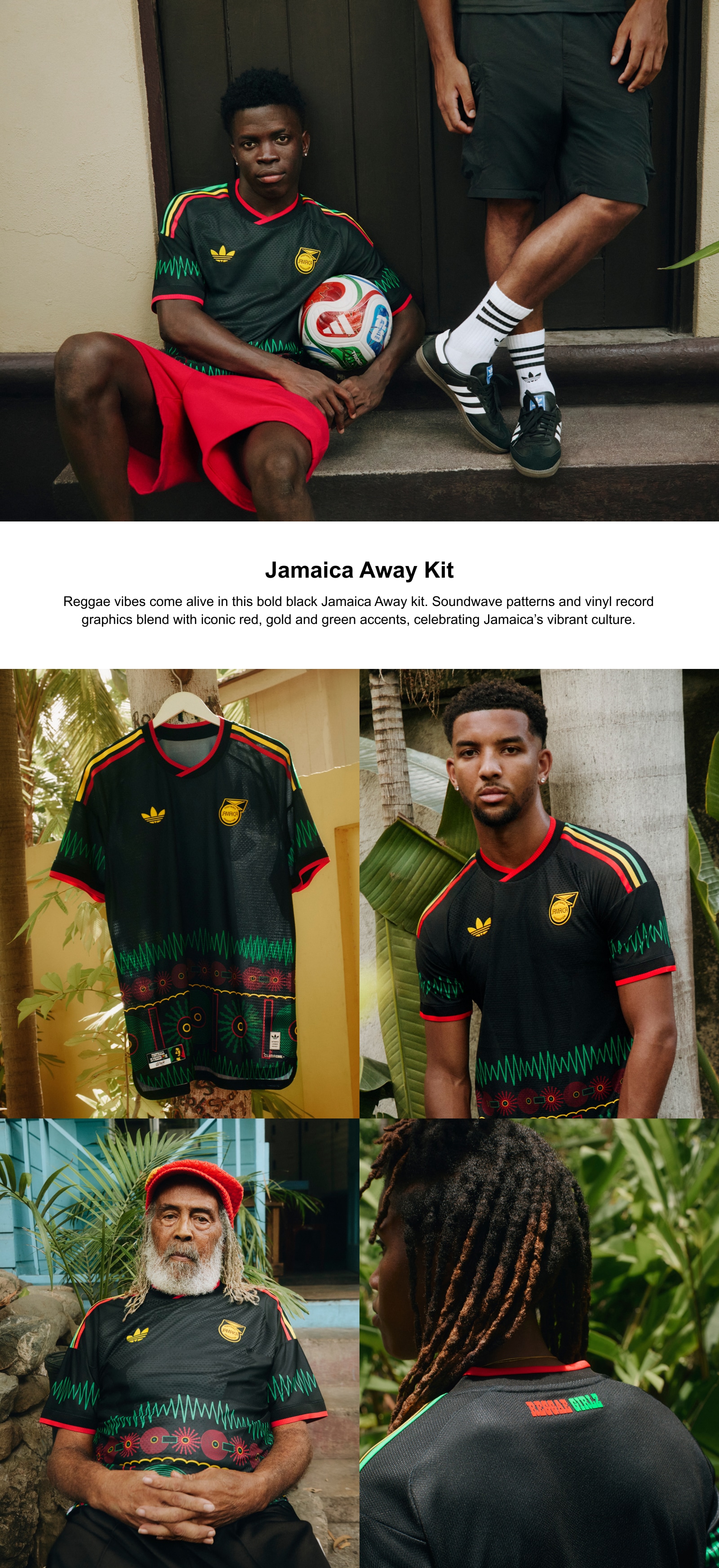 Jamaica adidas Away Shirt 2026