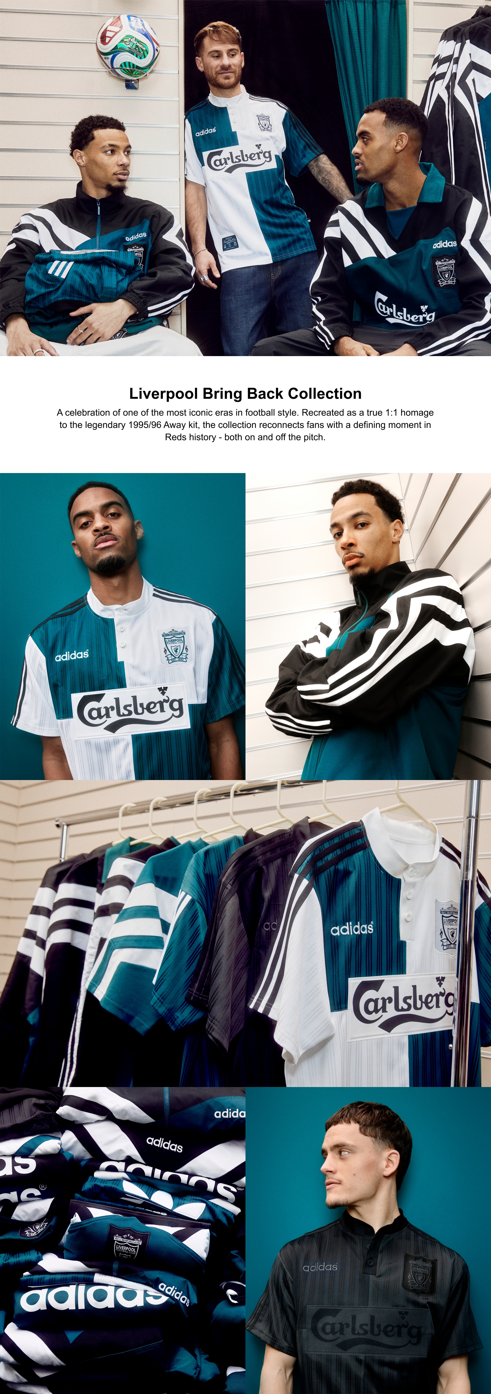 Liverpool adidas Originals 1995 Crew Sweater - Green